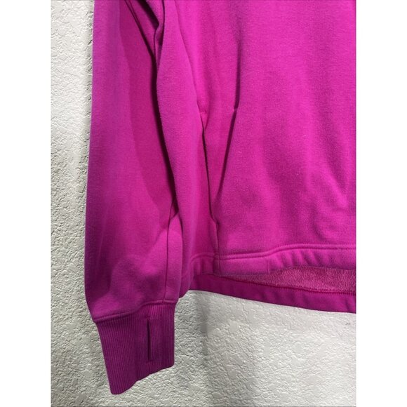 Athleta Cozy Karma Sweater Womens XS Pink 1/4 Zip Hoodie Pullover Fleece Running - Picture 3 of 10